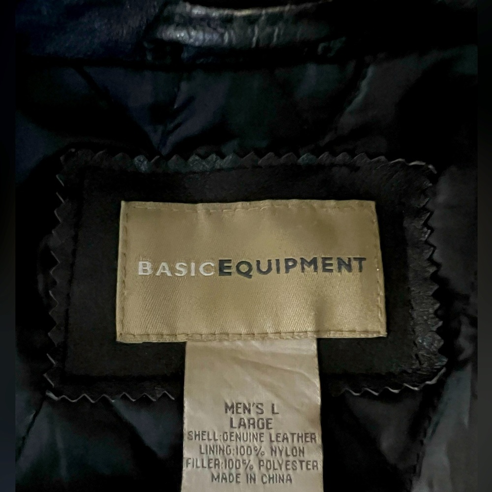 Basic Equipment Genuine Leather Jacket - image 3